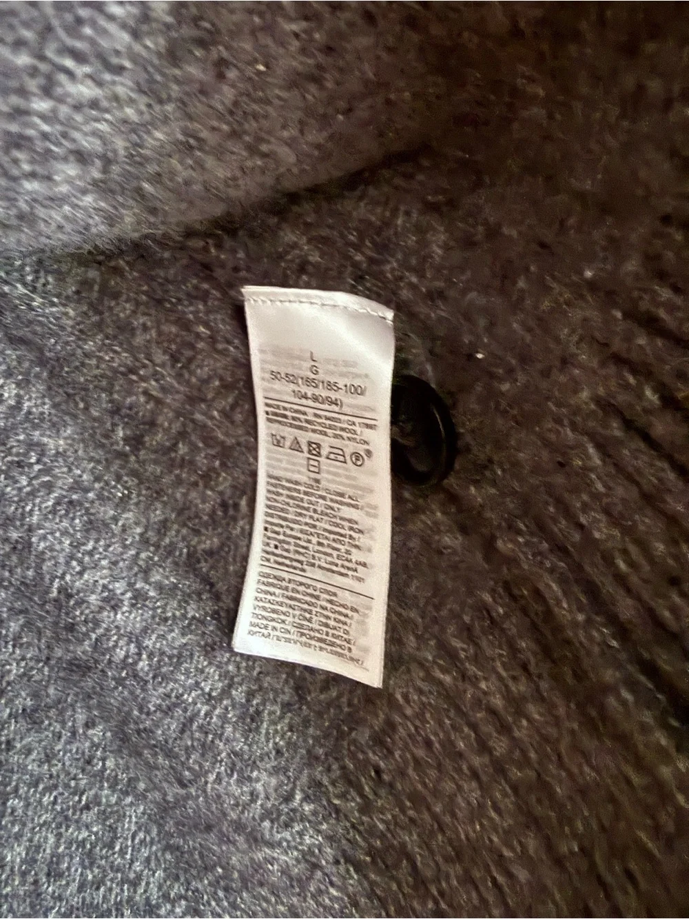 Banana Republic Men's Heather Gray Three-Button Crewneck Sweater